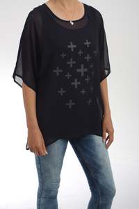 Kendra Top - Navy -  Pre Order