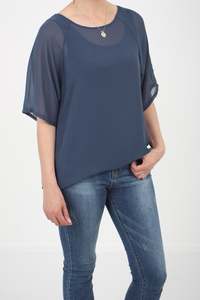 Kendra Top - Denim Blue -  Pre Order