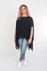 Drape Top 1: Drape Top - Navy - Pre Order