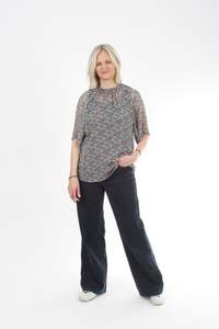 Emma Tops: Emma Top - Ditsy Floral Chiffon