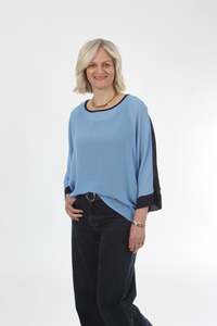 Torrie Top - Navy and Blue