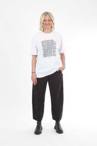 Tee Shirt - Grid Print