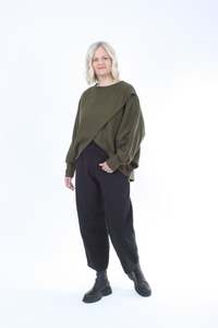 Latest: Cross Over Jumper - Khaki