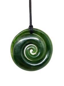 Authentic Pounamu: Medium Koru - N201D4VB