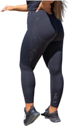 Frontpage: Mana Puhoro Leggings in Black