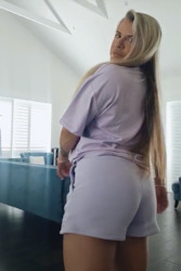 Loungewear: Lilac Wahine Embossed Shorts