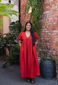 Rehutai Dress | Whero - Final Sale