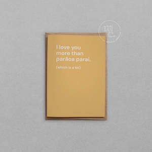 Pakihi Maori: "I love you more than parāoa parai"