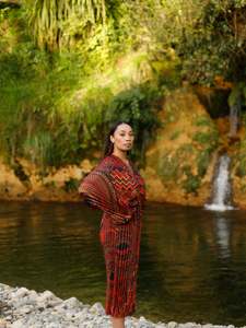 Dresses: PRE-ORDER Haeata Pleated Dress | Mahuika