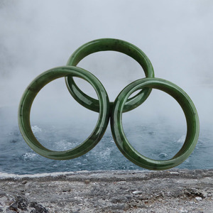Earrings Bangles Bracelets Rings: POUNAMU BANGLE