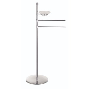 Lineabeta Double Towel & Soap Holder Stand - Floor