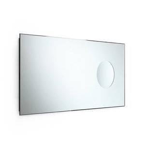 Lineabeta Bathroom Mirror with Magnifying Insert, 44x90cm - Speci Series