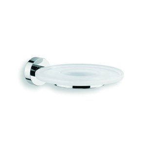 Lineabeta Lineabeta Satin Glass Soap Dish and Holder - Baketo Series