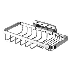 Soap Holders: Geesa 26cm Bath Basket with Wall Bracket