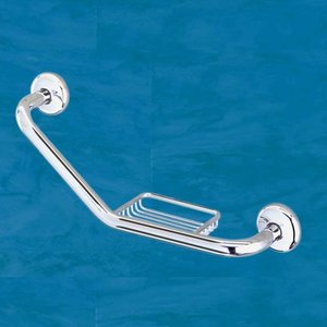 Soap Holders: Geesa Grabrail with Soapholder - Hotel Series