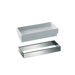 Soap Holders: Lineabeta 20cm Tray with Wall Bracket - Skuara Series