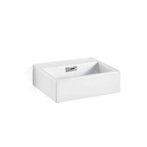 Washbasins: Lineabeta Compact Ceramic Square Basin, 42cm