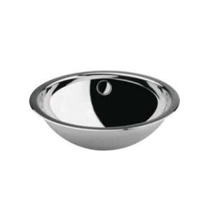 Lineabeta Stainless Steel Drop-in Basin, Rounded Edge, Ø 390mm