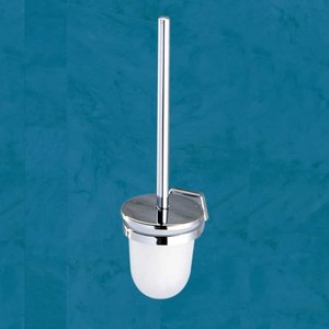 Toiletbrush Holders Wall: Geesa Toiletbrush Holder with Cover - Hotel Series