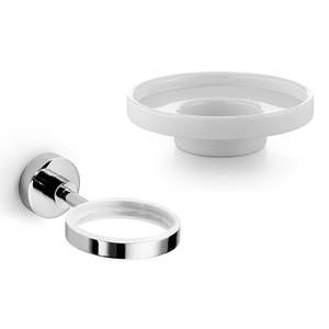 Lineabeta Ceramic Soap Dish and Holder - Baketo Series