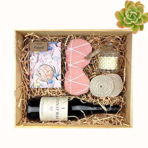 Create Your Own Pamper Gift Box with Wine hamper-co