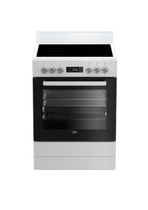Beko 60cm White Ceramic Freestanding Cooker