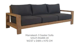 Outdoor Furniture: Marrakesh 3 Seater Outdoor Sofa
