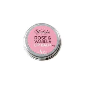Products: Rose & Vanilla Lip Balm 10g - Waiheke Soap Company