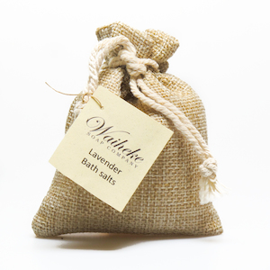 Lavender Bath Salts (80gm pouch) - Waiheke Soap Company