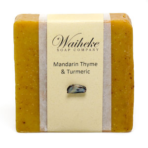 Products: Mandarin, Thyme & Turmeric - Waiheke Soap Company