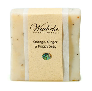 Products: Orange, Ginger & Poppy Seed - Waiheke Soap Company