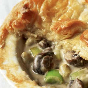Ready Meals: Mushroom, Kumara And Leek Pie