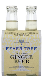 Other: Fever-Tree Premium Ginger Beer, 4 pack 200ml