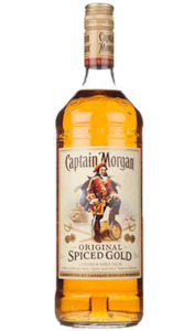 Rum: Captain Morgan Spiced Rum, 1L