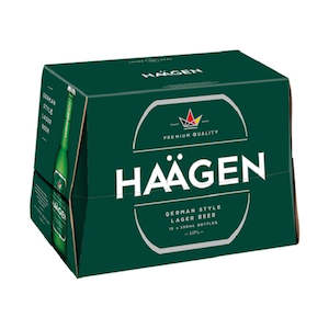 Beer Cider: Haagen beer 15 pack