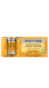 Fever-Tree Indian Tonic water, 8x150ml cans