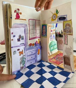 Products: Wednesday School Holiday Program – Collage Art & 3D Pop Up House Book