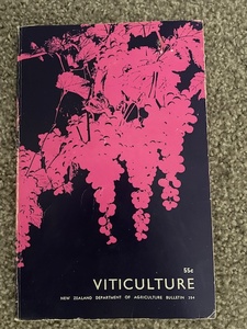 Products: Viticulture, New Zealand Department of Agriculture Bulletin 354