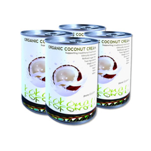 400ml 4-Pack Organic Coconut Cream