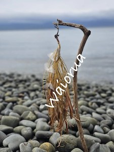 Products: Hanging pingao – Waiorua Maori Weaving