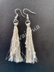 Muka Earrings – Waiorua Maori Weaving