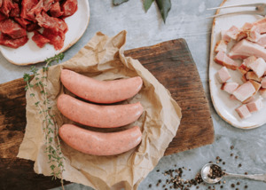 Products: Beef & Bacon (x6 Sausages) - Waipawa Butchery