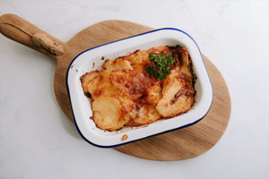 Products: Potato Gratin - Side Order, One Size - Waipawa Butchery