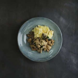 Products: Bostock Chicken & Mushroom Creamy Stew with Mashed Potato - Waipawa Butchery