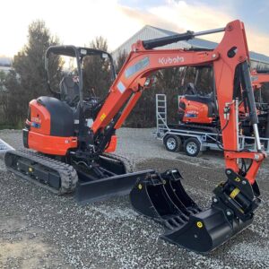 Products: Kubota U17-3HG 1.7T Excavator (No Auger) - Wairarapa Hire