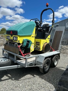 Ammann ARX16-2 Tandem Roller with Trailer - Wairarapa Hire