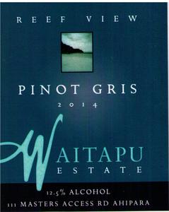 Products: Reef View Pinot Gris 2022 – sold out – Waitapu Estate