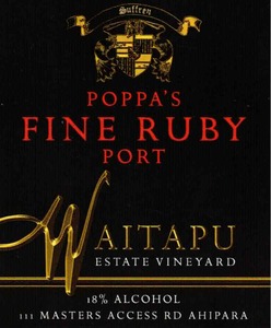 Products: Poppa’s Fine Ruby Port – Waitapu Estate