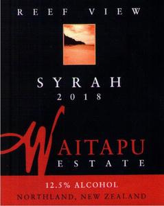 Reef View Syrah 2018 – Waitapu Estate
