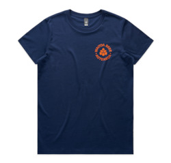 Waitoa Badge Tee â Womens, Cobalt